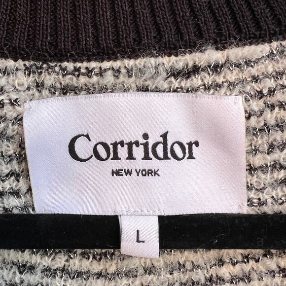 Corridor Optic Alpaca Cardigan Size L - Picture 6 of 8